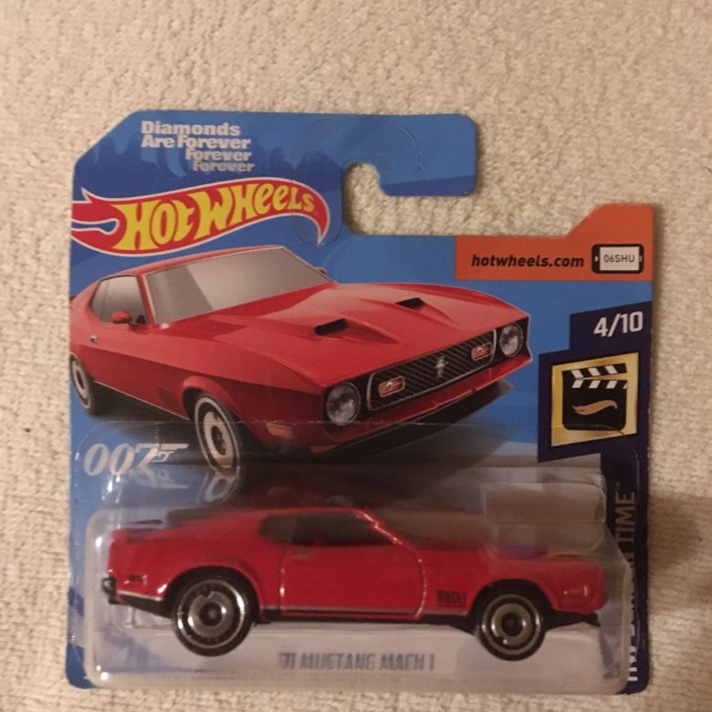 hot wheels 007 mustang