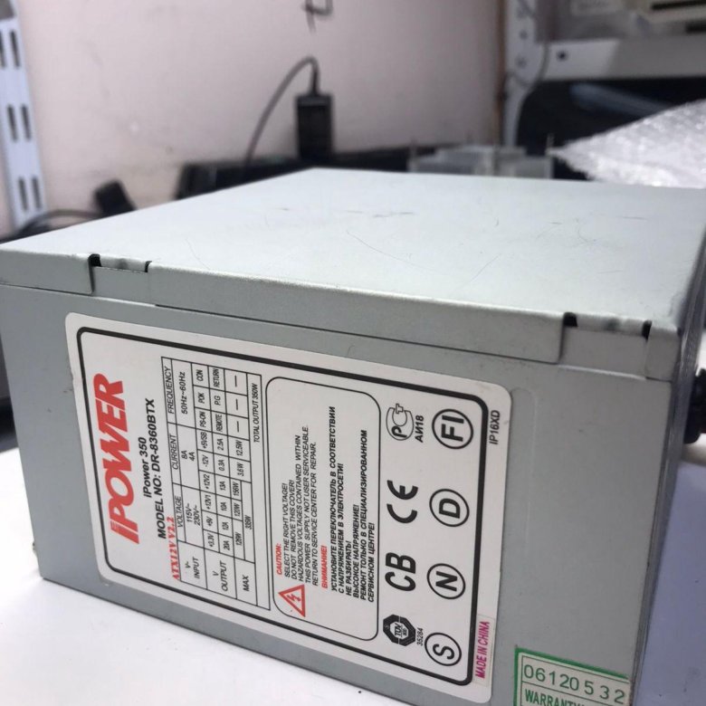 Блок питания ipower 350 dr 8360btx схема