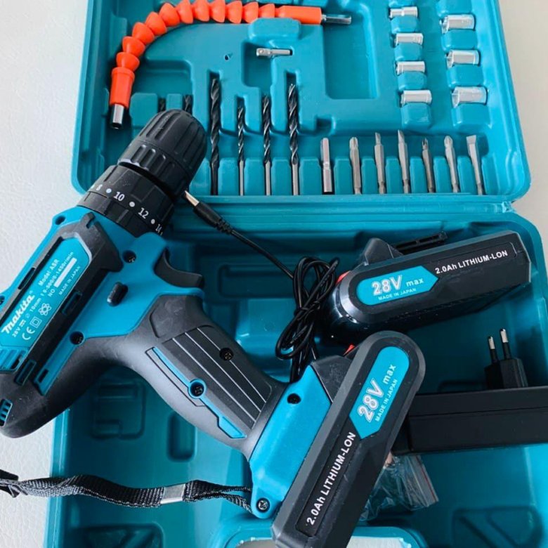 Купить тушку шуруповерта. Шуруповёрт набор Makita 28v + станция.