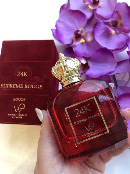 Духи 24к supreme rouge. Духи supreme rouge 24k. Supreme rouge 24k парфюм. Модные ароматы 2023. Paris world luxury 24k supreme rouge.