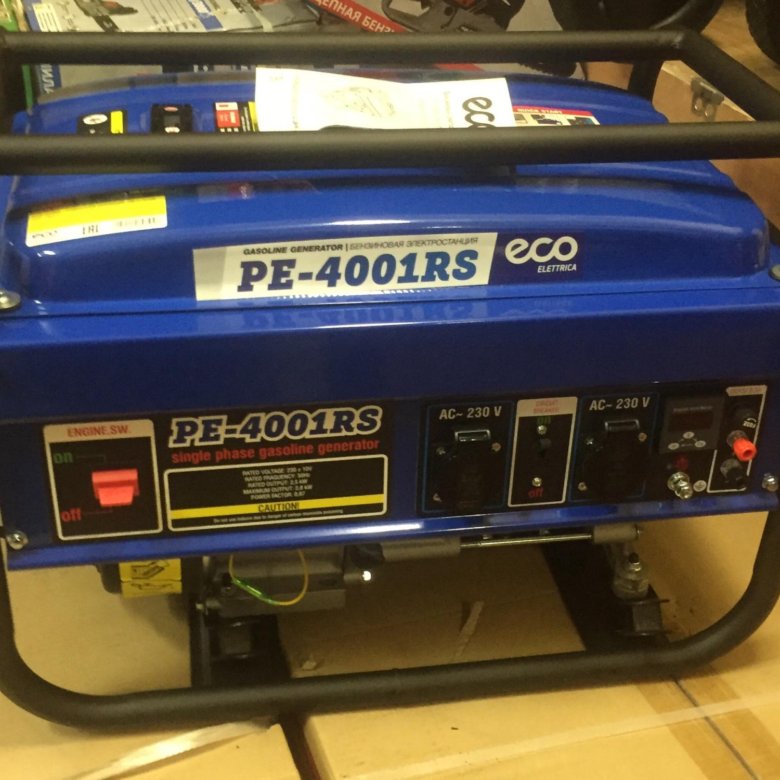 Бензиновый Генератор Eco pe 6500 RS. Бензиновый Генератор Eco pe-4001rs.