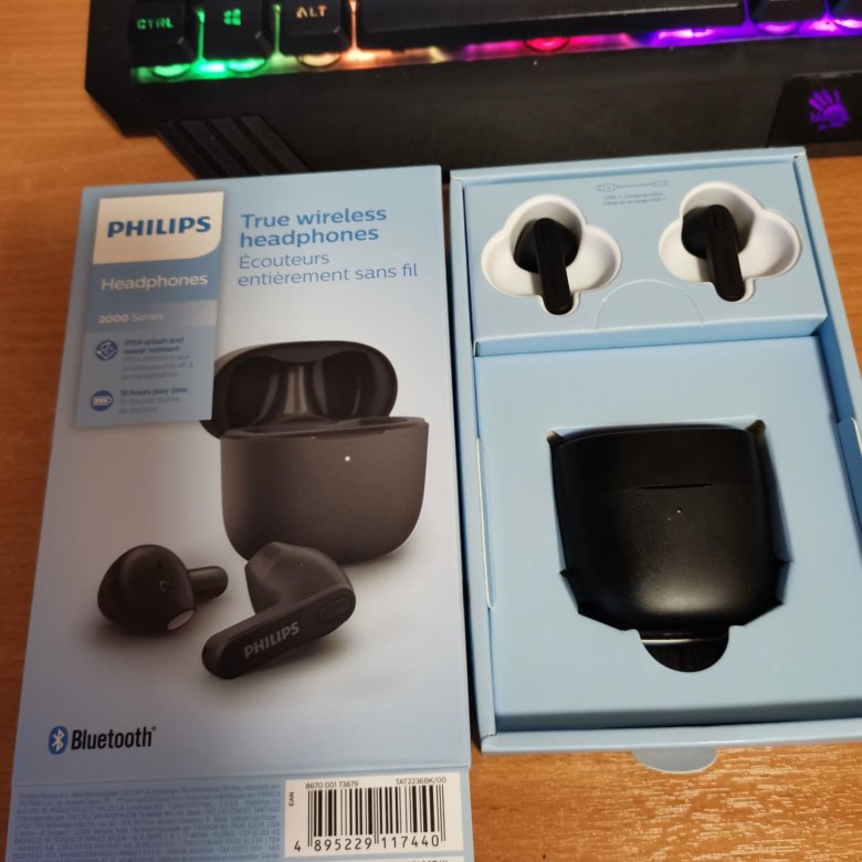 Беспроводные наушники Philips TAT2236 White – купить в Москве, цена 1 ...