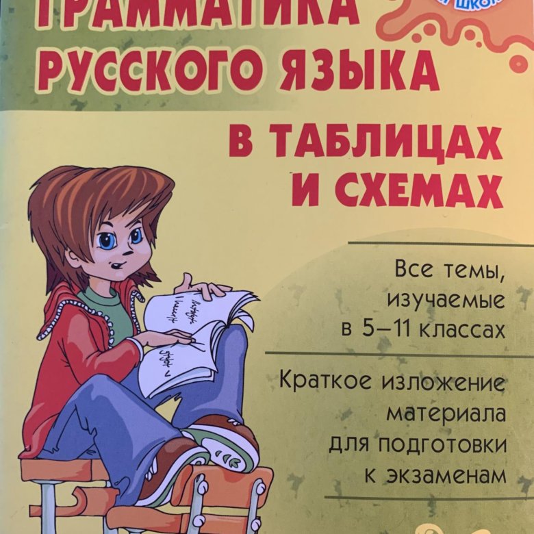 Грамматика русского языка в таблицах и схемах новиченок