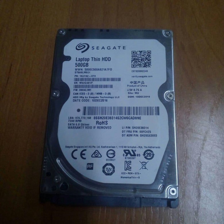 Seagate laptop thin hdd 500gb