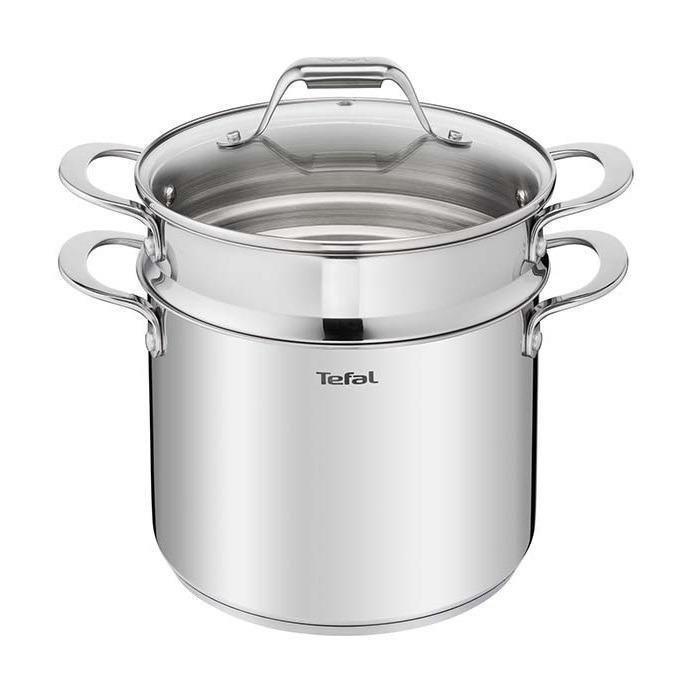 Кастрюля Tefal 6,2л с крышкой и дуршлагом – купить в Москве, цена 2 599 ...