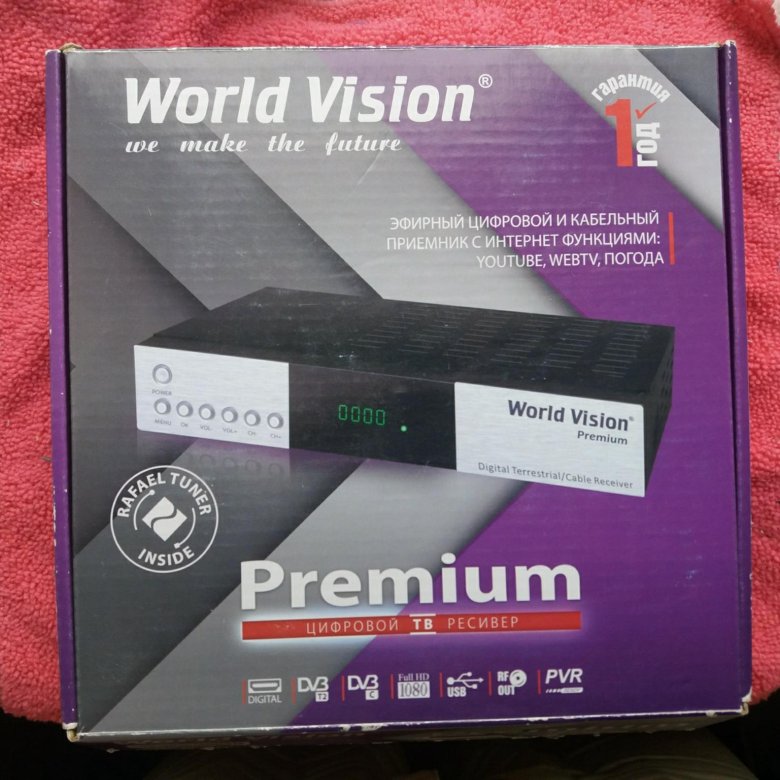 ТВ тюнер dbt2 World Vision Premium. TV Receiver b44bd6964db5.