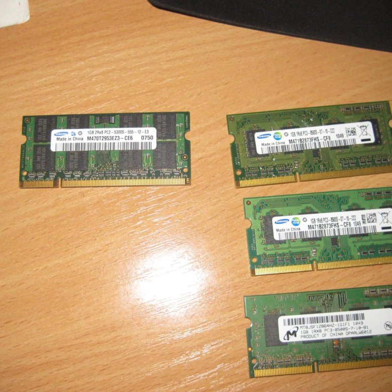 оперативная память SODIMM DDR2 DDR3 1Gb – купить в Казани, цена 100 руб ...