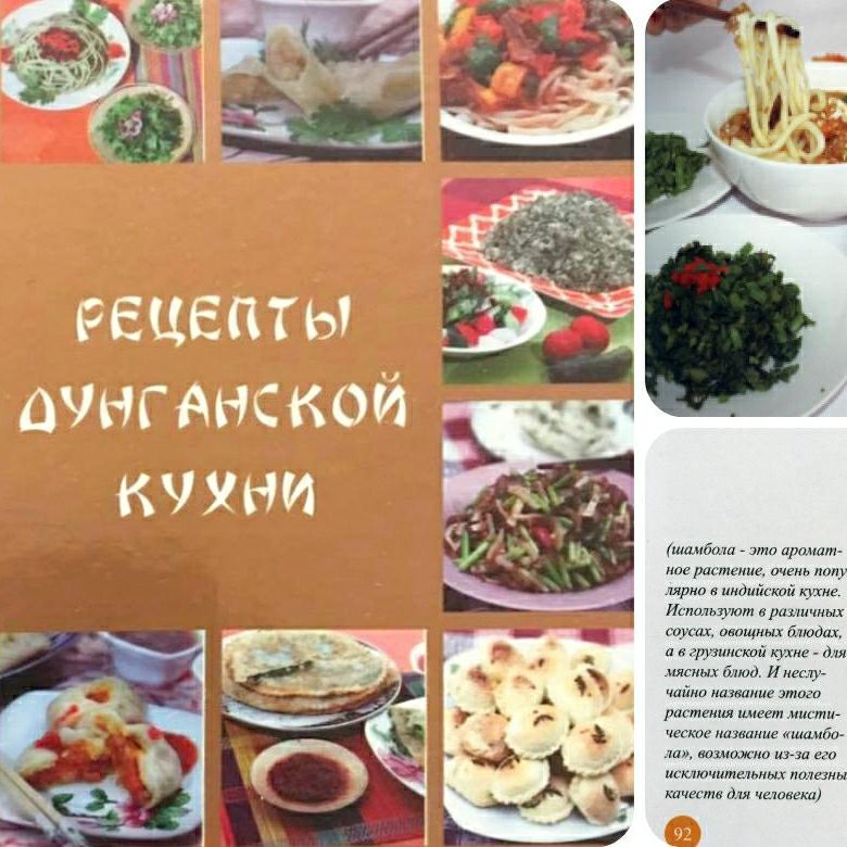 Книга дунганская кухня