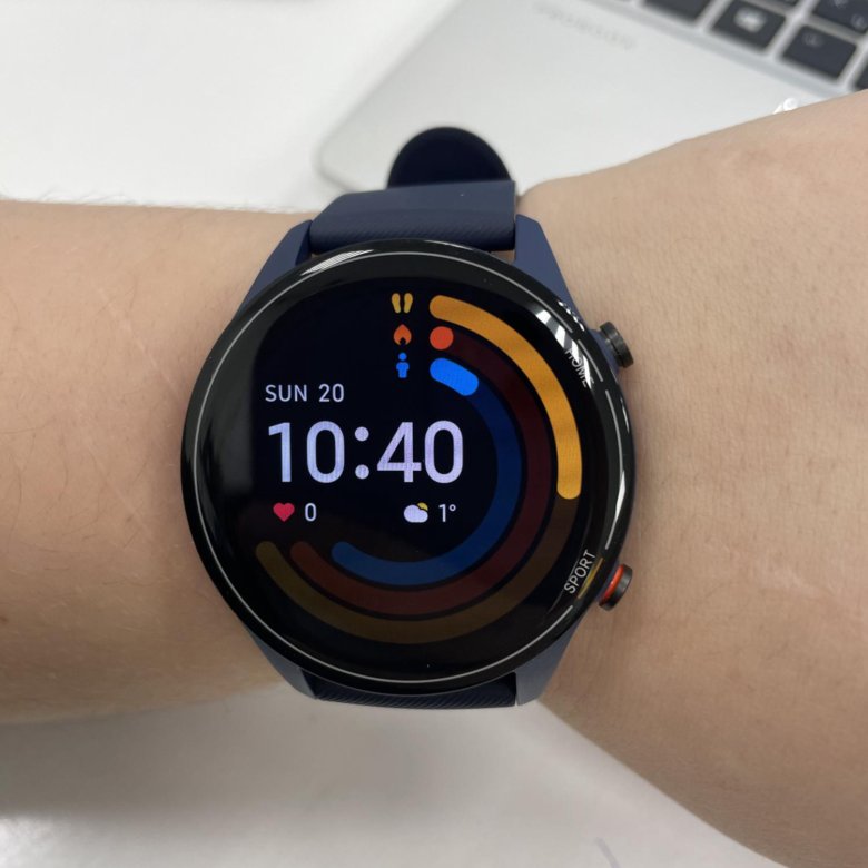 Умные часы Xiaomi Mi Watch Blue – купить в Москве, цена 5 300 руб ...