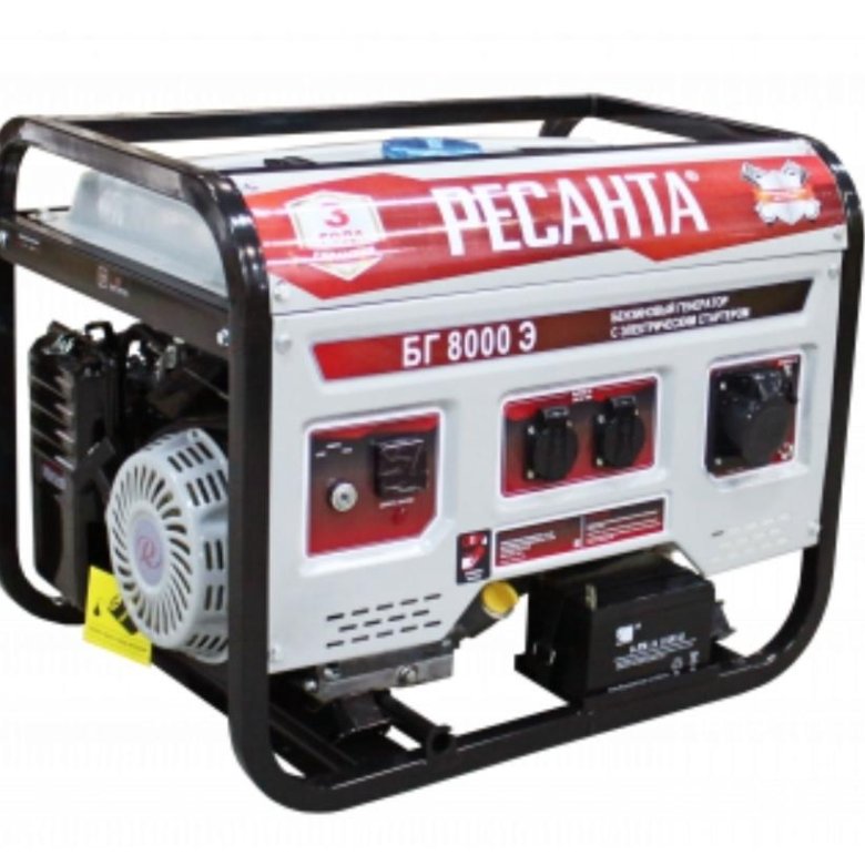 Генератор бензиновый Ресанта бг 8000 новый – купить в Москве, цена 39 ...