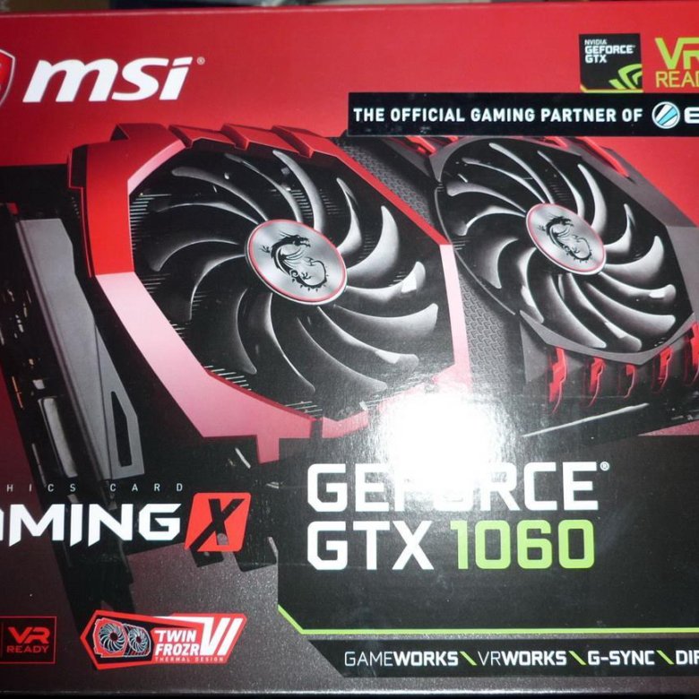 НОВАЯ видеокарта MSI GeForce GTX 1060 GAMING X 6Gb – купить в Москве ...