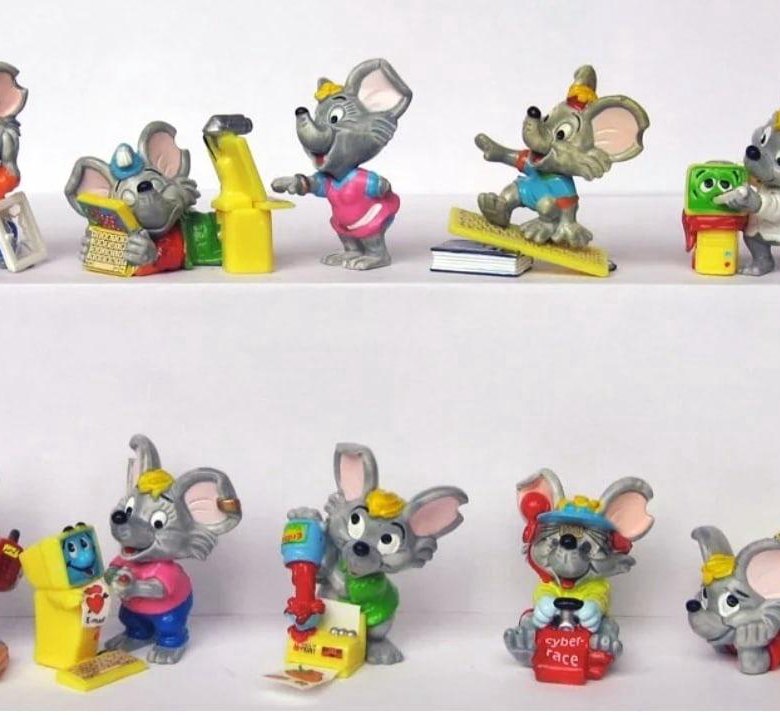 Кб киндеры. Киндер 90-х мышка. Коллекции из киндера. Киндер сюрприз игрушки коллекции. Старые коллекции киндеров.