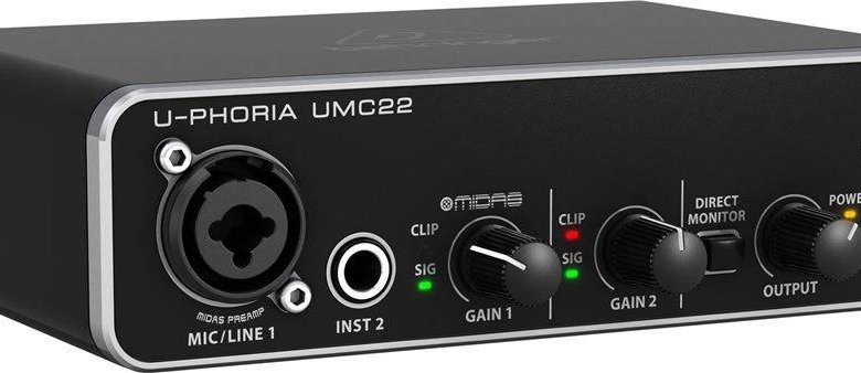 Звуковая карта behringer umc22 характеристики