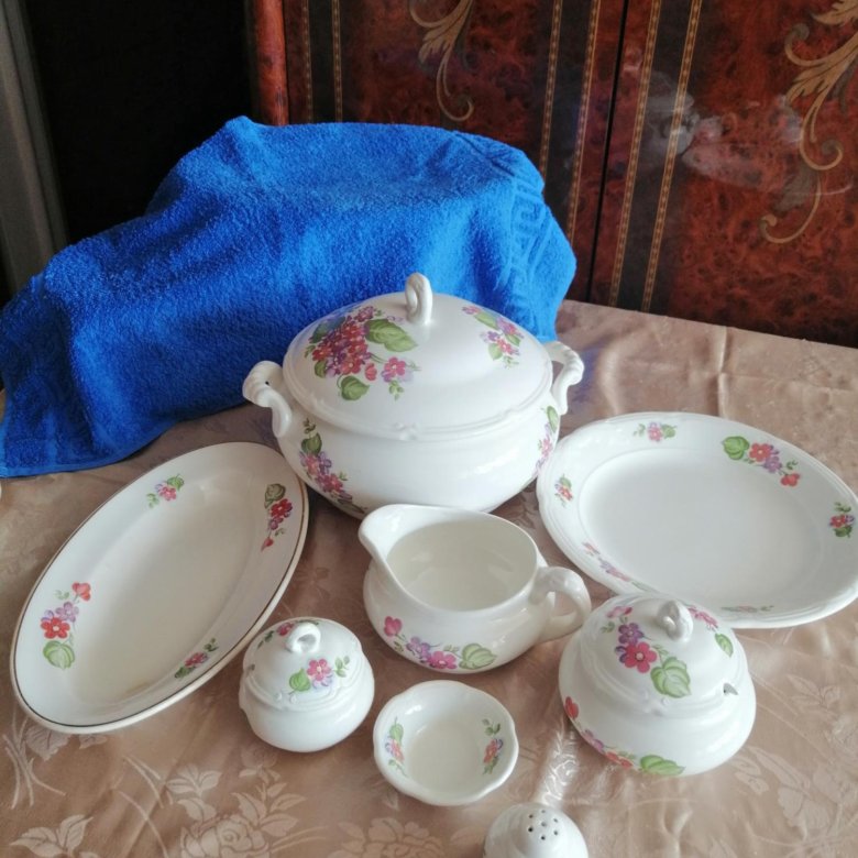 Набор сервировочной посуды ЗиК, винтаж, 1974г. – купить в Санкт ...