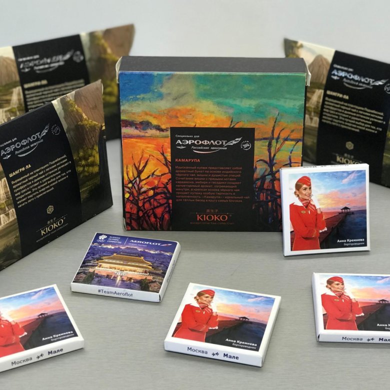 Коллекционный чай, шоколад авиакомпании "Аэрофлот" – купить в Москве ...