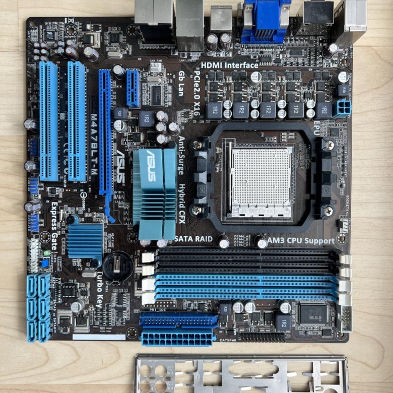 Материнская плата ASUS M4A7BLT-M – купить в Новосибирске, цена 290 руб ...