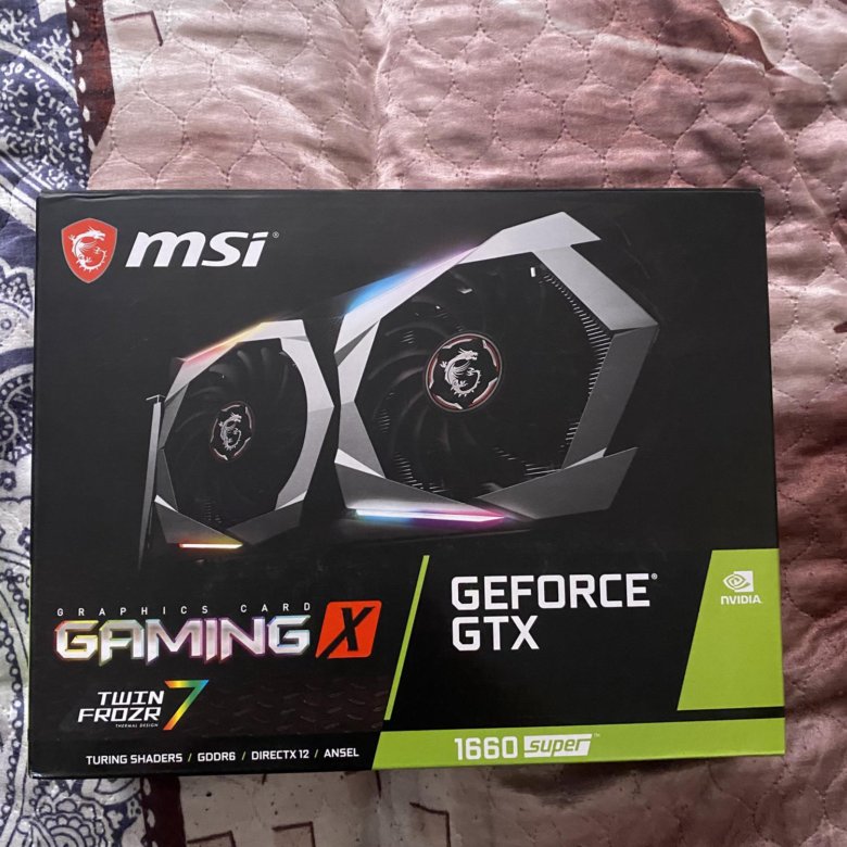 Видеокарта MSI GeForce GTX 1660 SUPER Gaming X – купить в Москве, цена ...