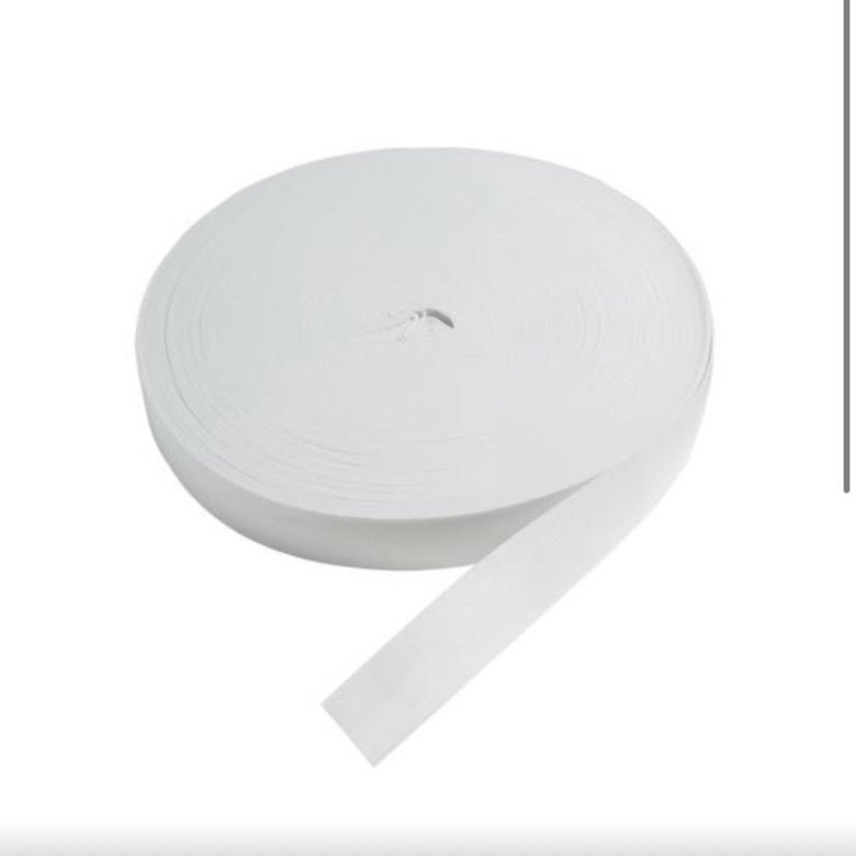 Нетканая резинка. Нетканая резинка. Нетканая резинка. Резинка тканая полиамидная белая/цветная 030мм (уп 25 м) ecoflex. Нетканая резинка.