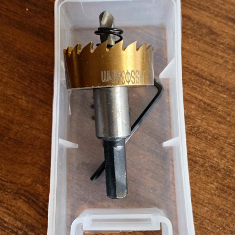 Сверло - коронка HSS ф 34 mm. – купить в Краснодаре, цена 500 руб ...