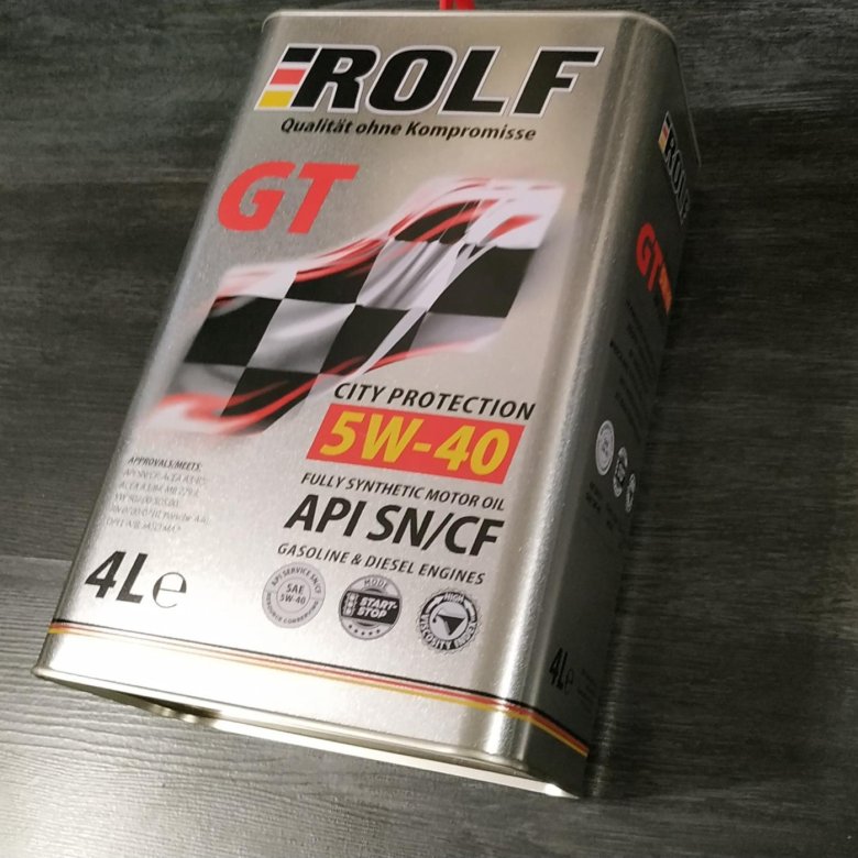 Моторное масло ROLF 5W-40 синтетика. Оригинал – купить в Санкт ...