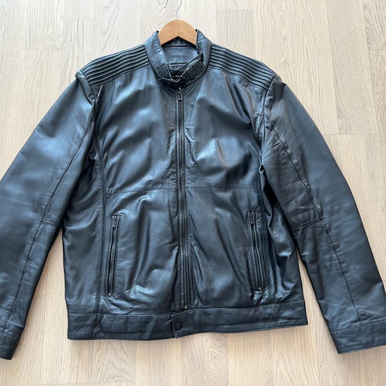 Кожаная куртка Calvin Klein (L) мужская – купить в Москве, цена 11 990 ...