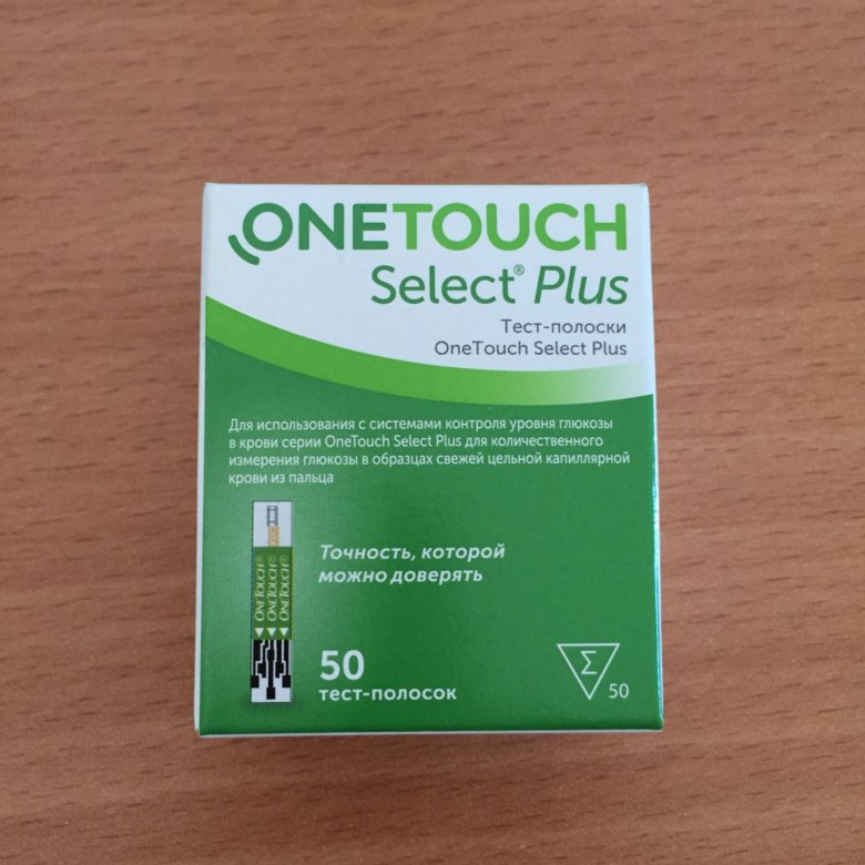 Полоски для глюкометра One Touch Select Plus – купить в Санкт ...