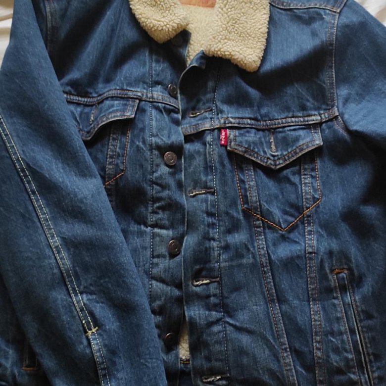 Джинсовая мужская куртка levis – купить в Москве, цена 7 499 руб., дата ...