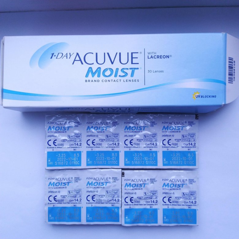 Acuvue moist. Акувью Мойст линзы - 3.