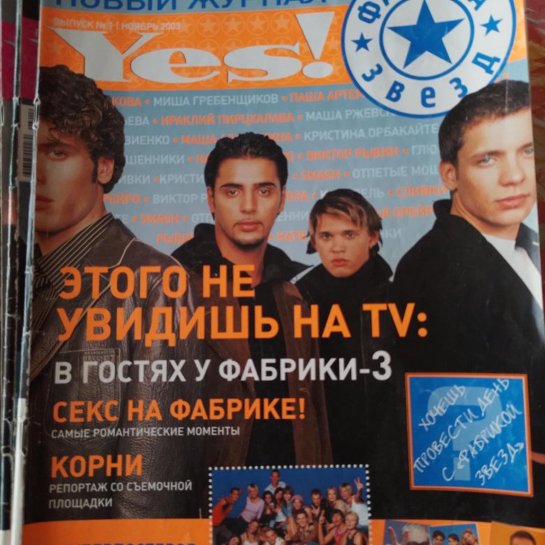 Журнал фабрика 2005 год. Дневник школьный фабрика звезд.