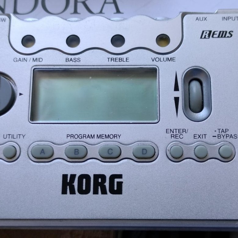 Korg pandora px5d инструкция