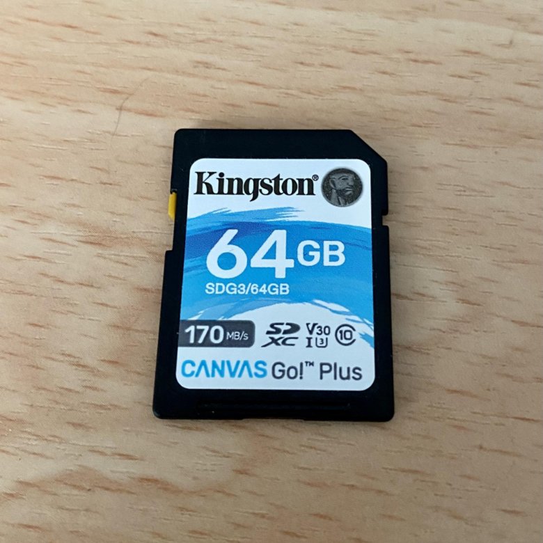 Карта памяти kingston canvas go plus sdxc 256 гб