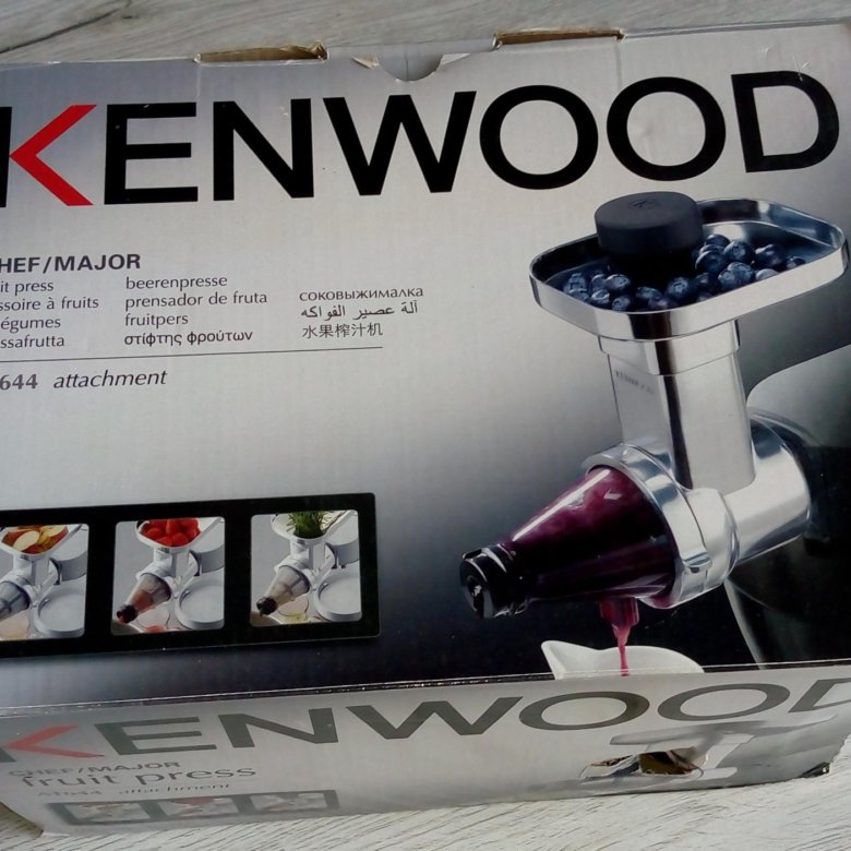 Насадка - соковыжималка Kenwood AT644 – купить в Краснодаре, цена 10 ...