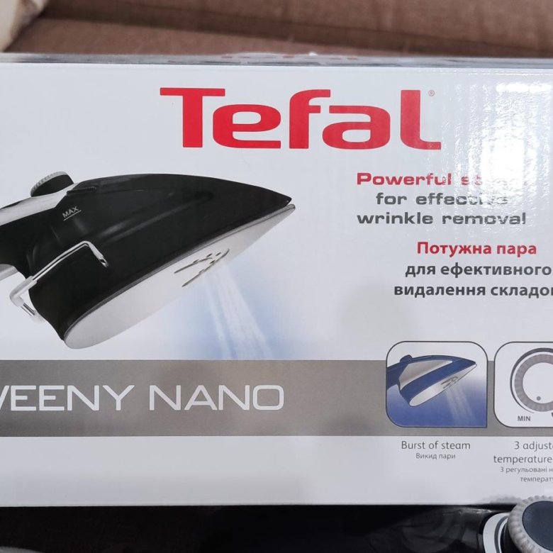 Dv9001e0 ручной отпариватель tefal