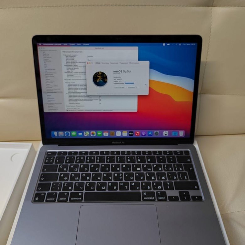 MacBook Air M1, в коробке , Идеал полный комплект – купить в Москве ...