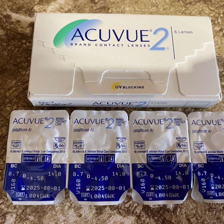 Хорошие двухнедельные линзы. Acuvue 2.