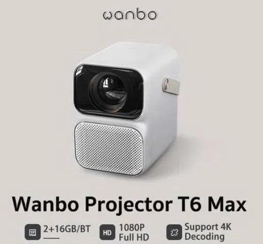 Wanbo projector t6 max как разобрать корпус Проектор Xiaomi Wanbo T6 Max Full HD Global новый - купить в Санкт-Петербурге, ц