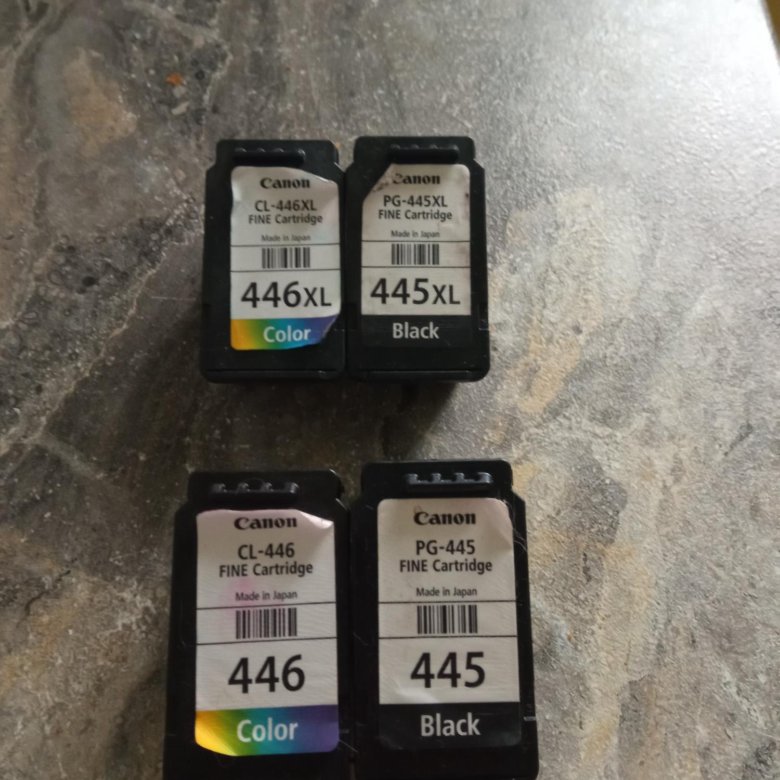 Есть ли чип на картриджах 445 и 446. Как выглядит чип на картриджах 445 и 446.