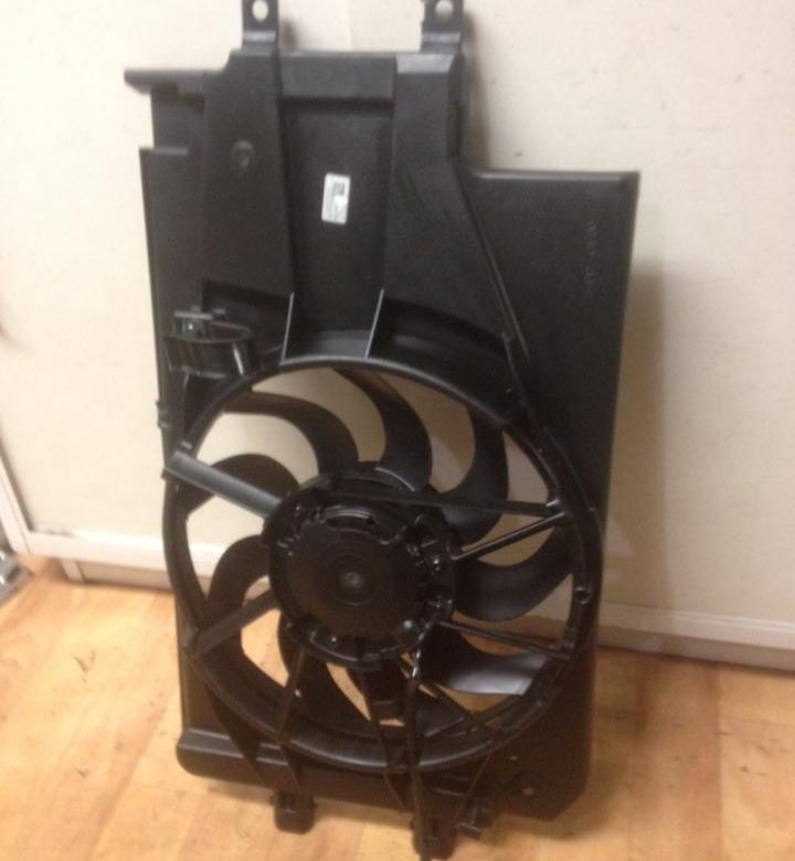 Электровентилятор охлаждения Лада Гранта, Гранта FL, Калина 2 без кондиционера -