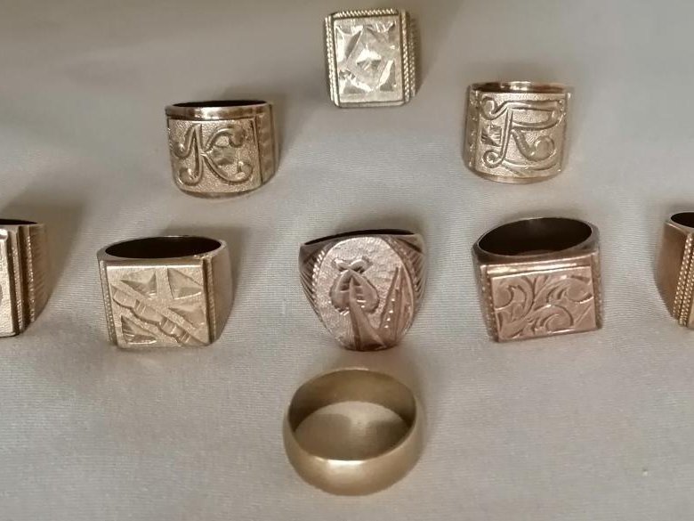 Кольцо-печатка из рандоля – купить в Новосибирске, цена 1 100 руб ...