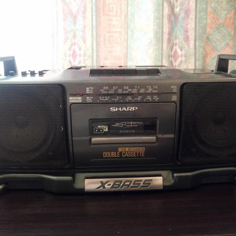Магнитола Sharp WQ-T360HT(GY) X-bass – купить в Москве, цена 3 000 руб ...