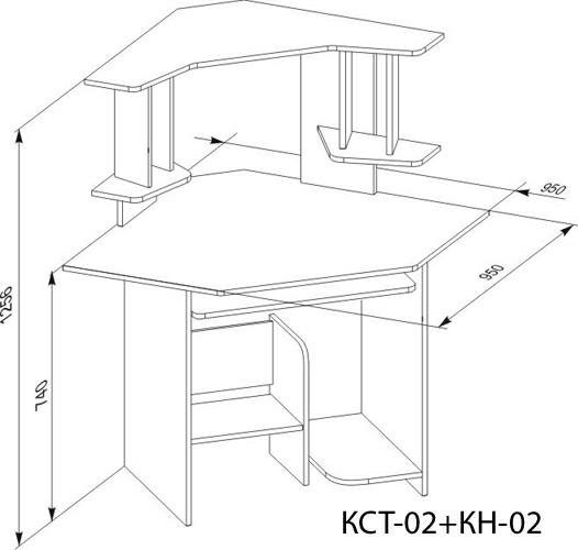 Как собрать угловой стол офисный