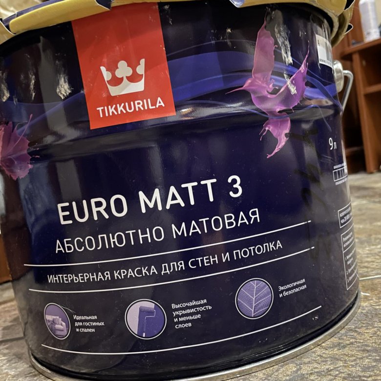 Tikkurila euro matt. Краска Euro Matt 3. Tikkurila Euro Matt 3.