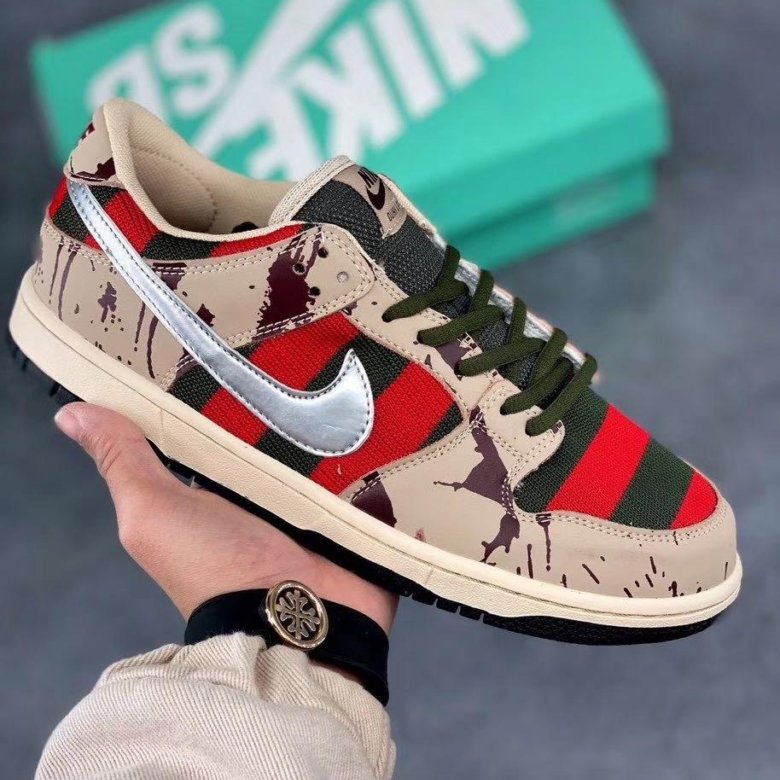 Nike dunk low hotsell pro sb freddy krueger