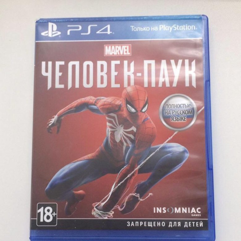 Купить Диск Человек Паук Ps4