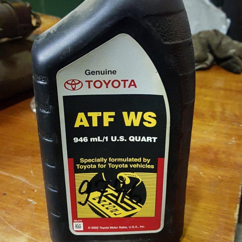 Genuine atf. ATF WS 1l Toyota. Toyota ATF WS 1л. Toyota Genuine ATF WS. Toyota Genuine ATF WS артикул.