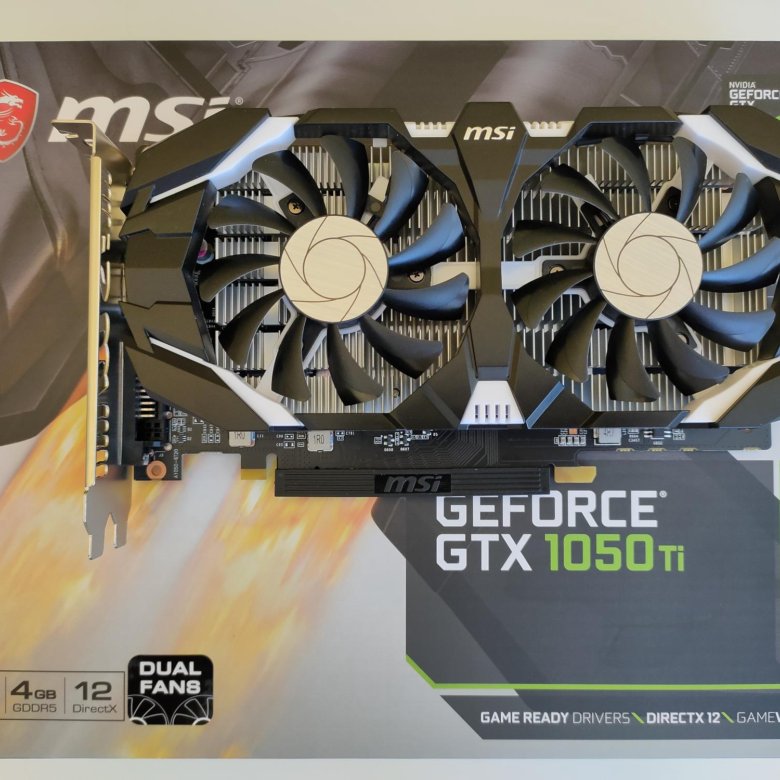 Видеокарта MSI GeForce GTX 1050 Ti OC – купить в Москве, цена 7 000 руб ...
