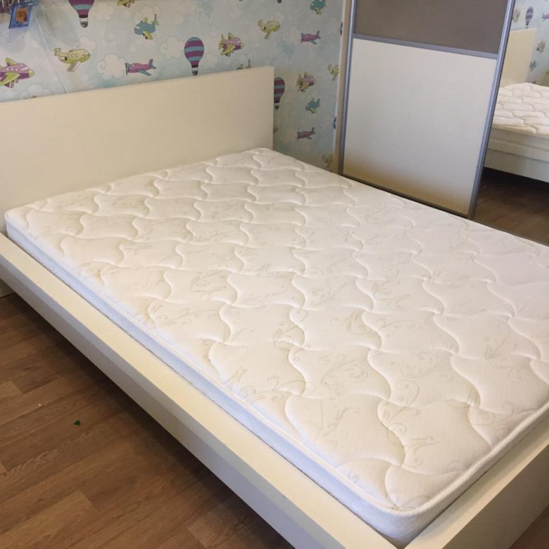 Кровать ИКЕА IKEA Malm с матрасом 140*200 – купить в Москве, цена 16 ...