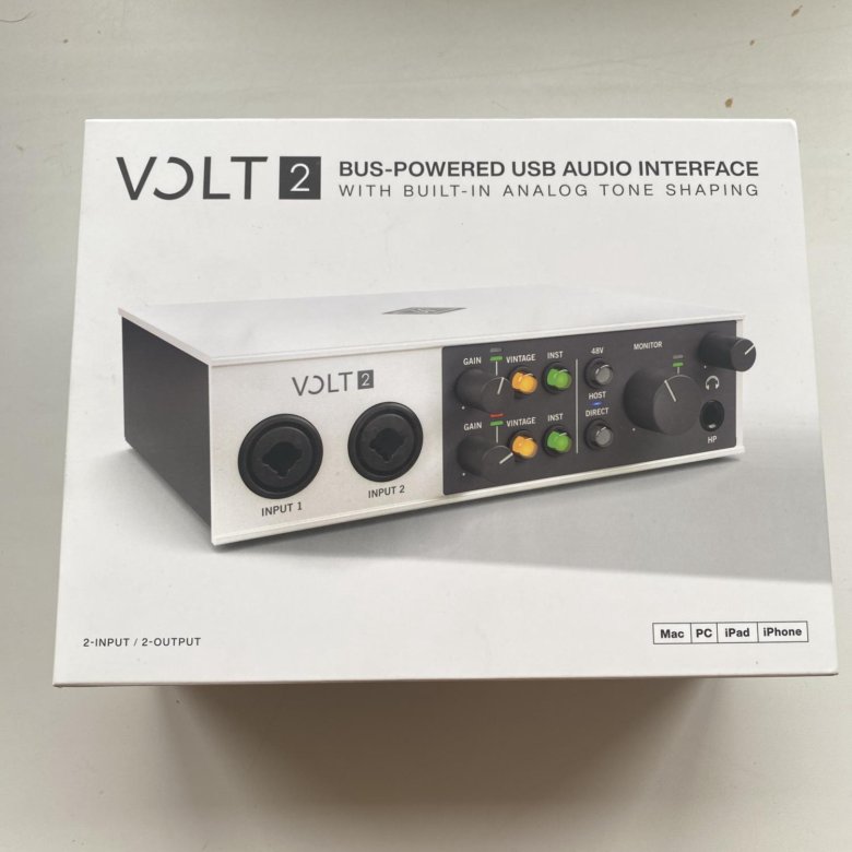 Universal Audio Volt 2. Audio volt 2