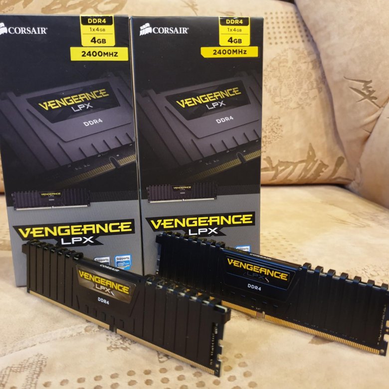 Corsair Vengeance LPX DDR4 4Gb 2400/2666 MHz – купить в Перми, цена 1 ...