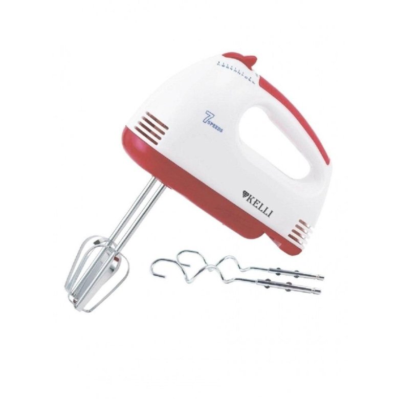 Миксер Kelli KL-5037, белый/красный – купить в Туапсе, цена 1 728 руб ...